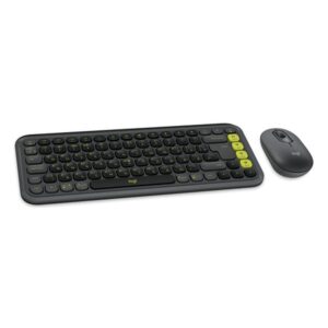 Logitech POP Icon Combo teclado Ratón incluido Universal Bluetooth QWERTY Ucranio Grafito, Verde