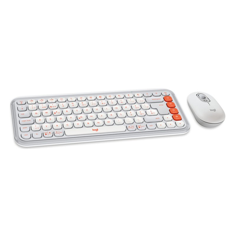 Logitech POP Icon Combo teclado Ratón incluido Universal Bluetooth QWERTZ Suizo Naranja, Blanco - Imagen 2