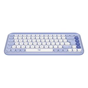 Alternative view of Logitech POP Icon Keys teclado Universal Bluetooth QWERTY Internacional de EE.UU. Lila, Blanco