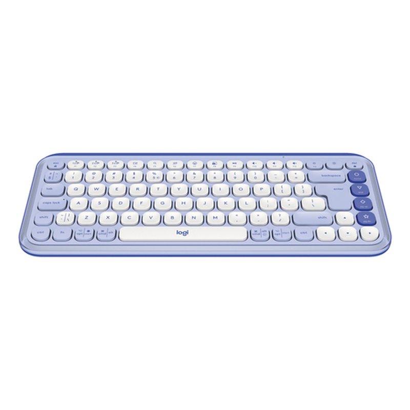 Logitech POP Icon Keys teclado Universal Bluetooth QWERTY Internacional de EE.UU. Lila, Blanco - Imagen 2