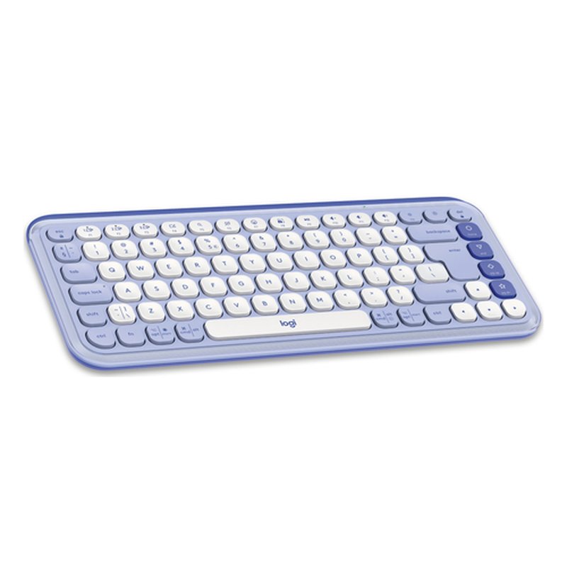 Logitech POP Icon Keys teclado Universal Bluetooth QWERTY Internacional de EE.UU. Lila, Blanco - Imagen 3