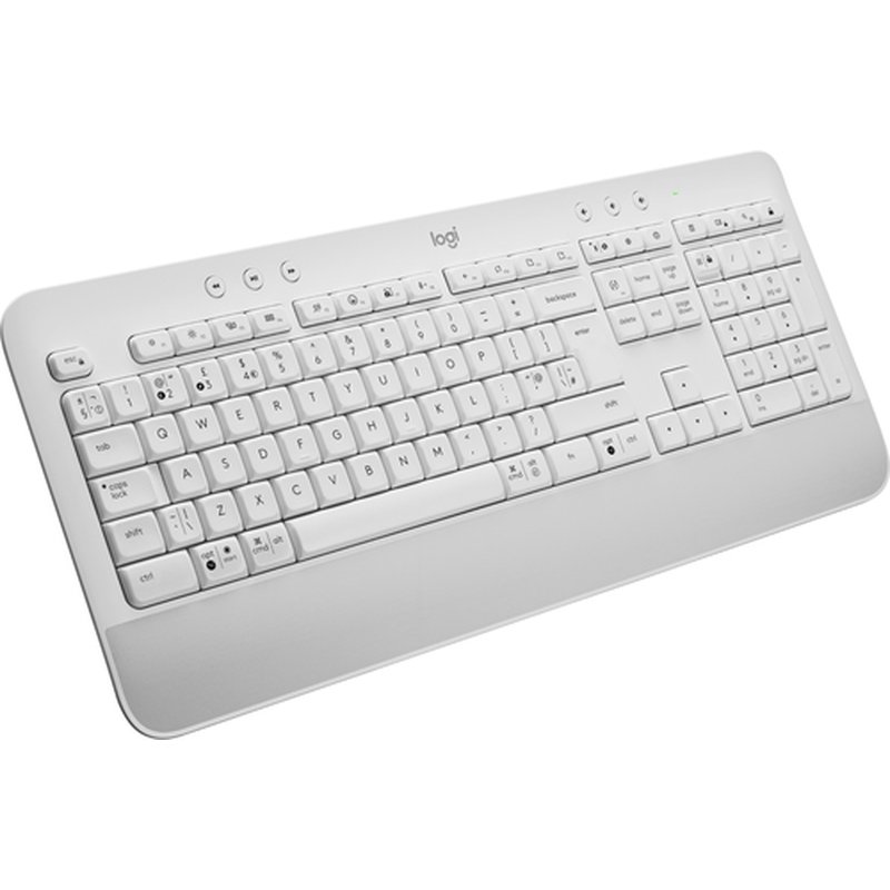 Logitech Signature K650 teclado Bluetooth QWERTY Inglés internacional Blanco Logitech Signature K650 teclado Bluetooth QWERTY Inglés internacional Blanco - Imagen 3