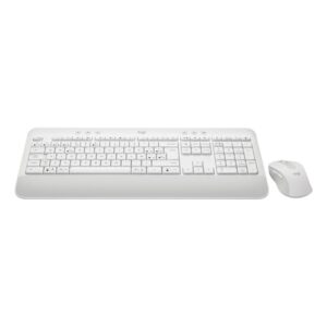 Logitech Signature MK650 Combo For Business teclado Ratón incluido Oficina RF Wireless + Bluetooth QWERTY Español Blanco