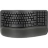 Logitech Wave Keys for Business teclado RF Wireless + Bluetooth QWERTY Danés, Finlandés, Noruego, Sueco Grafito Logitech Wave Keys for Business teclado RF Wireless + Bluetooth QWERTY Danés, Finlandés, Noruego, Sueco Grafito