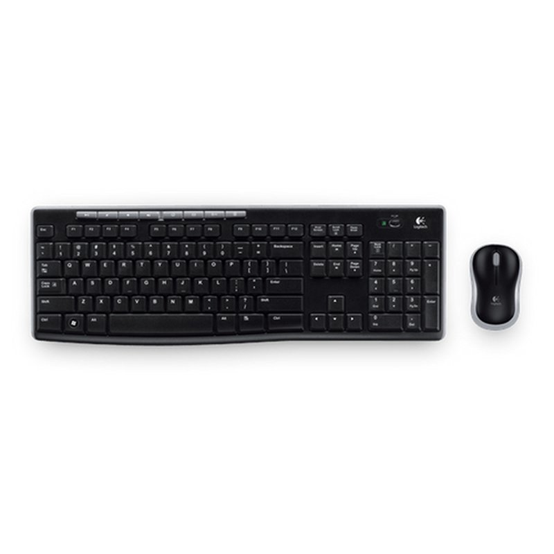 Logitech Wireless Combo MK270 teclado Ratón incluido RF inalámbrico Griego Negro - Imagen 2