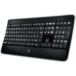 Logitech Wireless Illuminated Keyboard K800 teclado RF inalámbrico QWERTY Español Negro