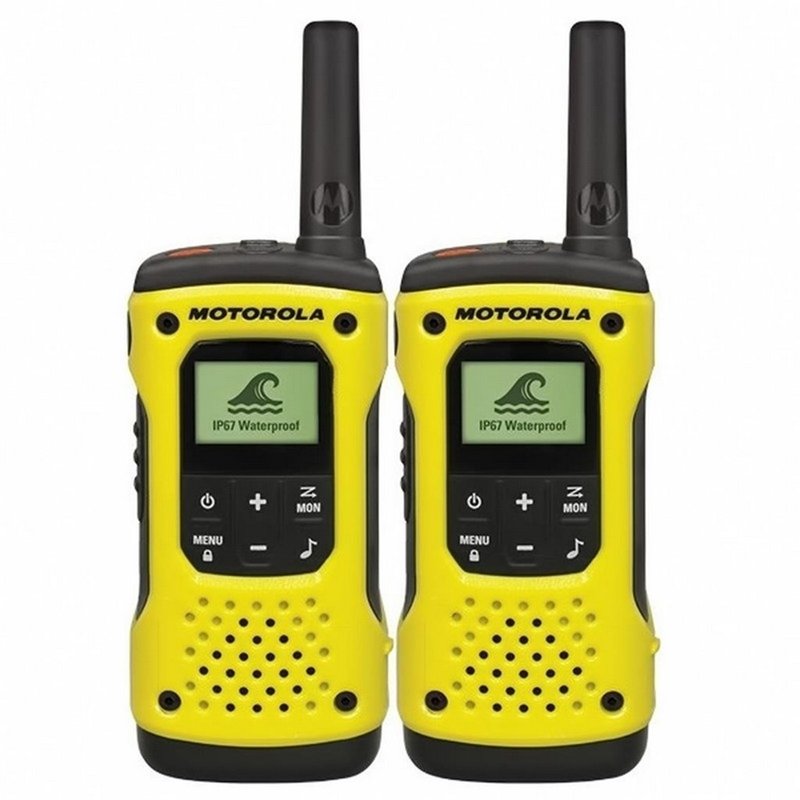 Motorola Talkabout T92 H2O two-way radios 16 canales 446.00625 - 446.19375 MHz Negro, Amarillo
