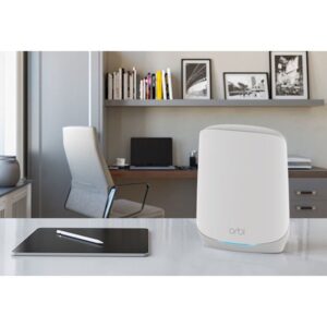 Alternative view of NETGEAR Orbi RBK763S Tribanda (2,4 GHz/5 GHz/5 GHz) Wi-Fi 6 (802.11ax) Blanco 7 Interno
