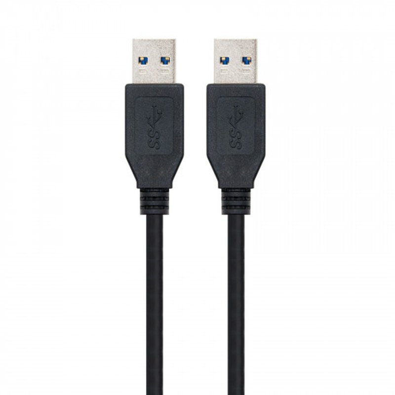 Nanocable 10.01.1002-BK cable USB 2 m USB 3.2 Gen 1 (3.1 Gen 1) USB A Negro - Imagen 2