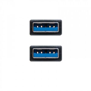 Nanocable 10.01.1002-BK cable USB 2 m USB 3.2 Gen 1 (3.1 Gen 1) USB A Negro
