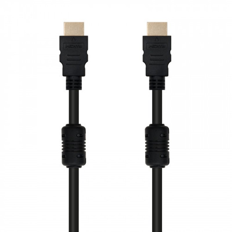 Nanocable CABLE HDMI V1.4 (ALTA VELOCIDAD / HEC) CON FERRITA, A/M-A/M, 10 M - Imagen 2