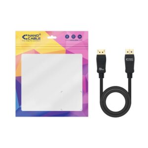 Nanocable Cable DISPLAYPORT 1.4 CERTIFICADO VESA, DP/M – DP/M, Negro, 1.5 m