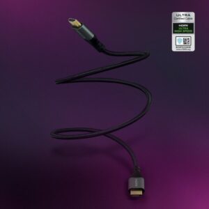 Nanocable Cable HDMI 2.1 Certificado ULTRA HIGH SPEED A/M-A/M, Negro, 2 m