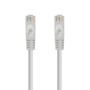 Alternative view of Nanocable Cable de red latiguillo RJ45 LSZH Cat.6A UTP AWG24, Gris, 0.5 m