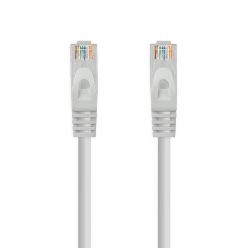 Nanocable Cable de red latiguillo RJ45 LSZH Cat.6A UTP AWG24, Gris, 0.5 m - Imagen 2
