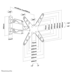 Neomounts by Newstar Select Soporte de pared para TV
