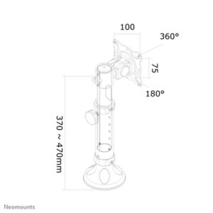 Neomounts by Newstar Soporte de escritorio para monitor
