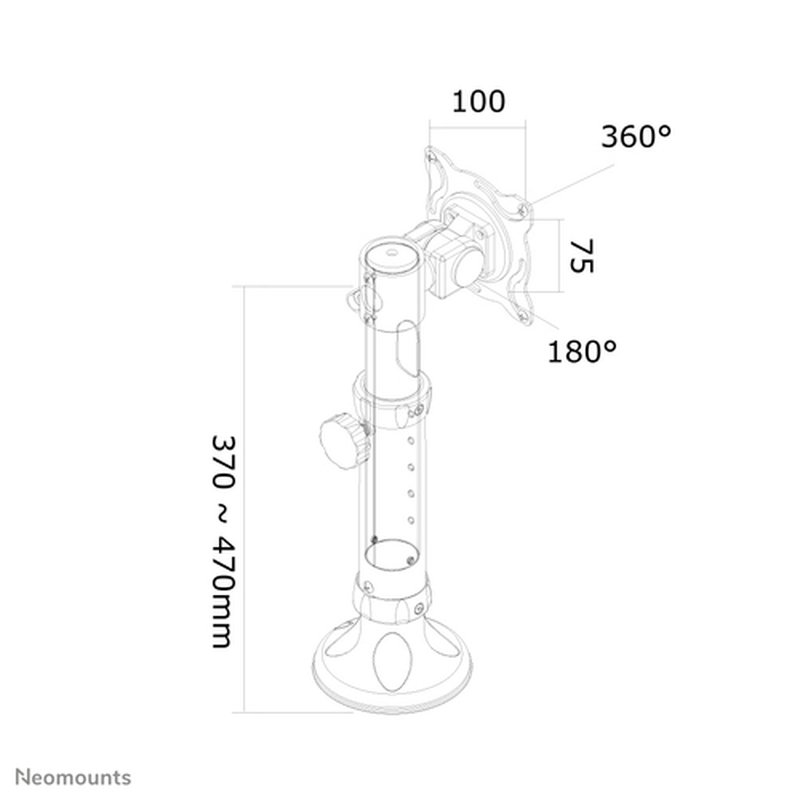 Neomounts by Newstar Soporte de escritorio para monitor - Imagen 6
