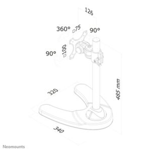 Neomounts by Newstar Soporte de escritorio para monitor Neomounts by Newstar Soporte de escritorio para monitor