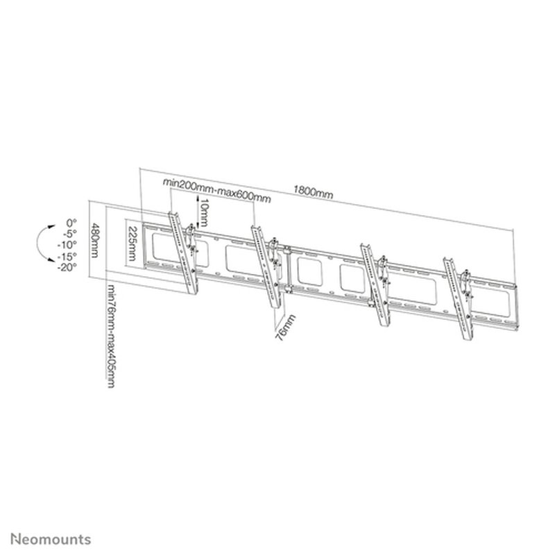 Neomounts by Newstar Soporte de pared para Menú Board - Imagen 10