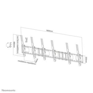Neomounts by Newstar Soporte de pared para Menú Board