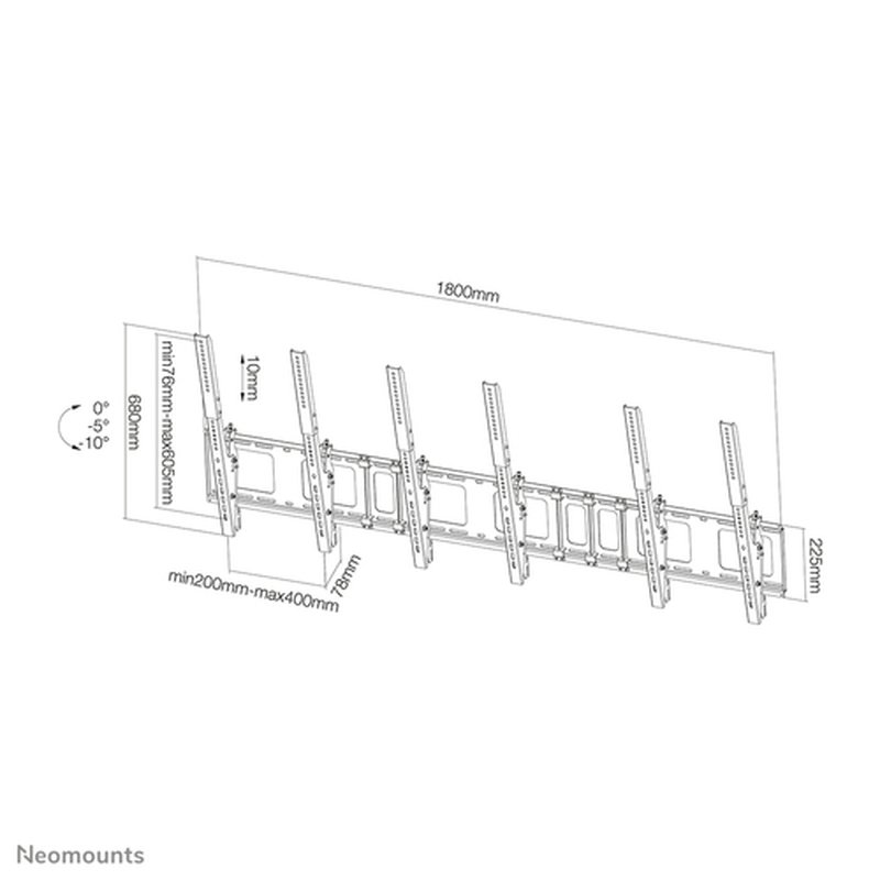 Neomounts by Newstar Soporte de pared para Menú Board - Imagen 7