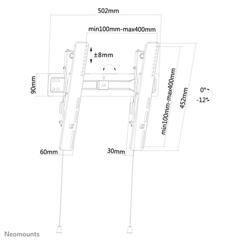 Neomounts by Newstar Soporte de pared para TV