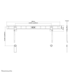 Neomounts by Newstar Soporte de pared para TV