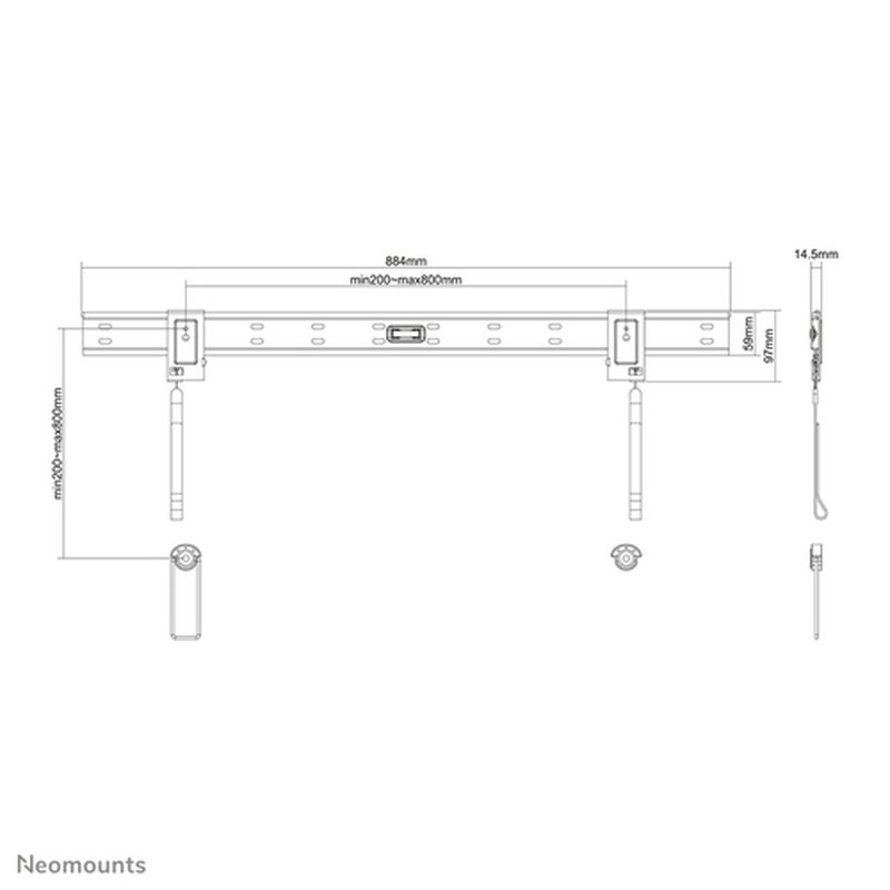 Neomounts by Newstar Soporte de pared para TV - Imagen 3