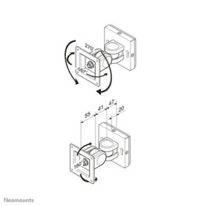 Neomounts by Newstar Soporte de pared para monitor/TV