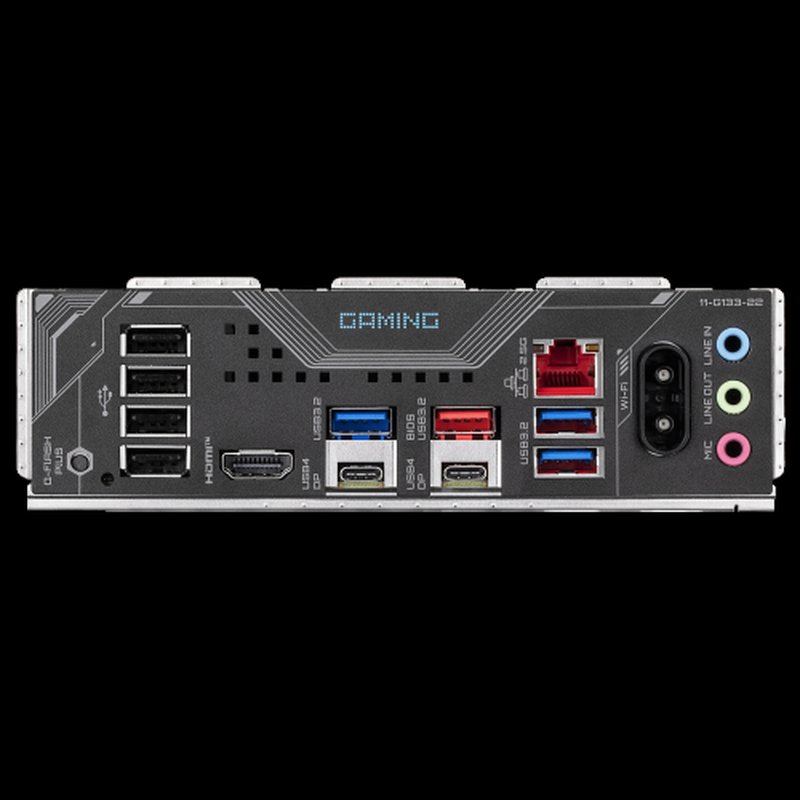 GIGABYTE X870 GAMING WIFI6 Placa Base - Compatible con CPUs AMD Ryzen 9000, 8+2+2 fases VRM, hasta 8000MHz DDR5 (OC), 1xPCIe 5.0 + 2xPCIe 4.0, Wi-Fi 6, LAN 2.5GbE, USB 4 - Imagen 4