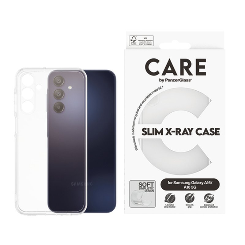 PanzerGlass CARE by PG Fash TP XR Soft Sam New A15 funda para teléfono móvil Transparente - Imagen 2