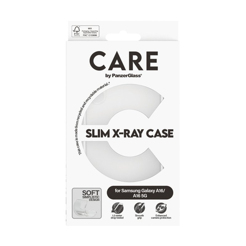 PanzerGlass CARE by PG Fash TP XR Soft Sam New A15 funda para teléfono móvil Transparente - Imagen 3