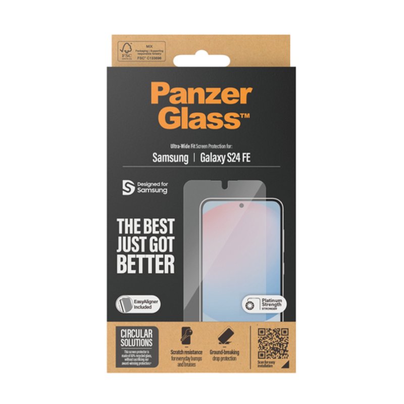 PanzerGlass Screen Protector Samsung Galaxy S23 FE UWF - Imagen 3