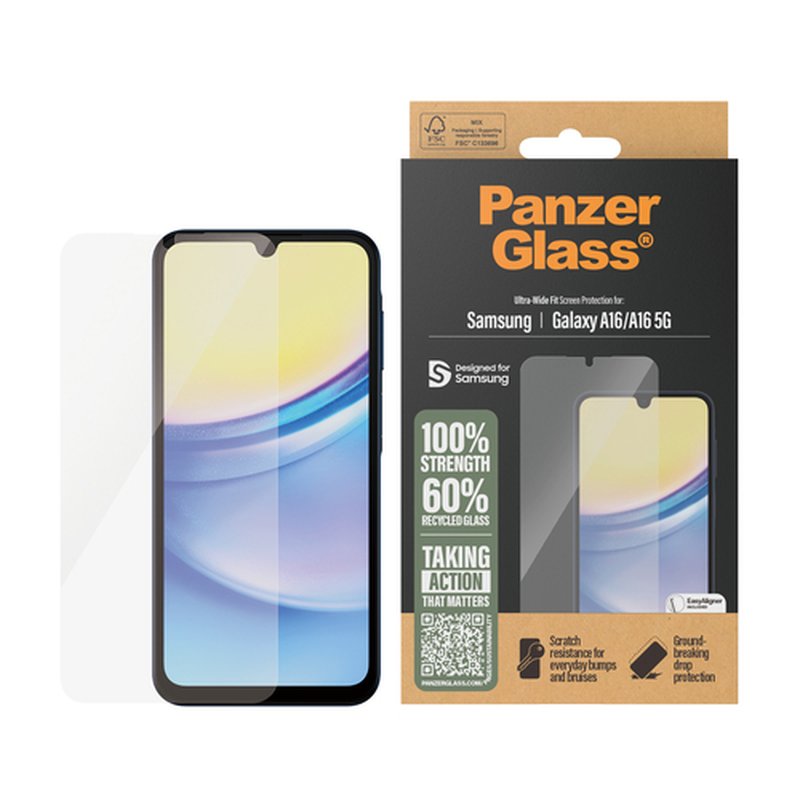 PanzerGlass Screen Protector Samsung New A15 Ultra-Wide Fit PanzerGlass Screen Protector Samsung New A15 Ultra-Wide Fit - Imagen 2