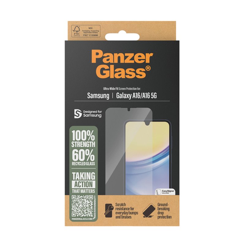 PanzerGlass Screen Protector Samsung New A15 Ultra-Wide Fit PanzerGlass Screen Protector Samsung New A15 Ultra-Wide Fit - Imagen 3