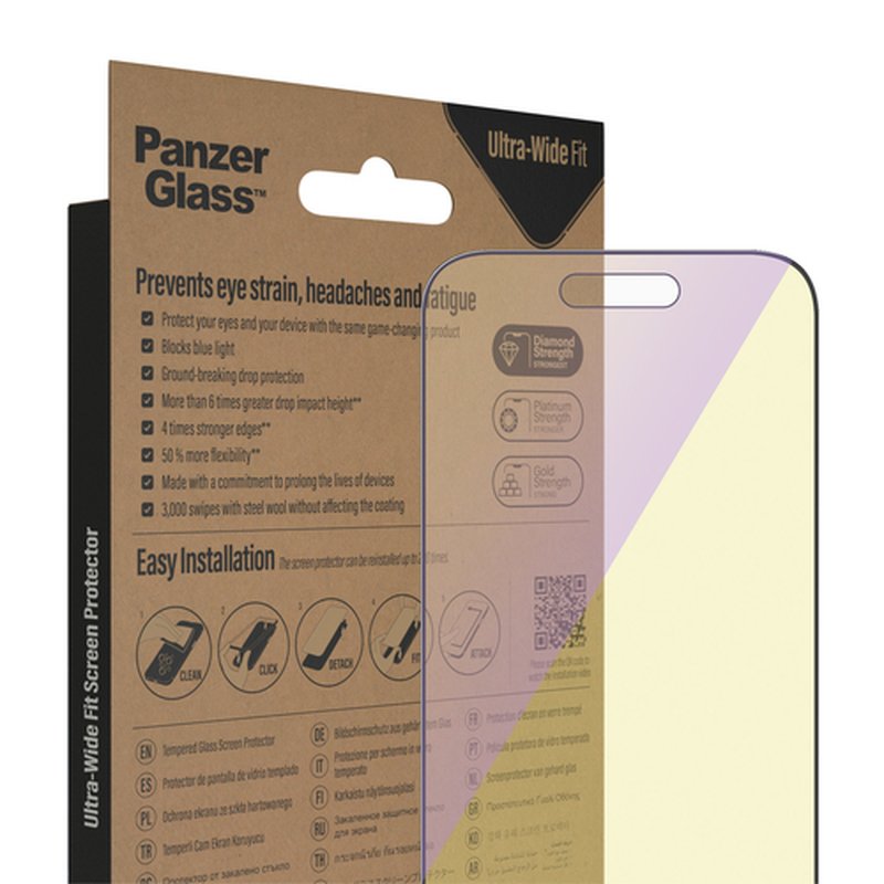 PanzerGlass Ultra-Wide Fit Apple iPhone Protector de pantalla 1 pieza(s) PanzerGlass Ultra-Wide Fit Apple iPhone Protector de pantalla 1 pieza(s) - Imagen 6