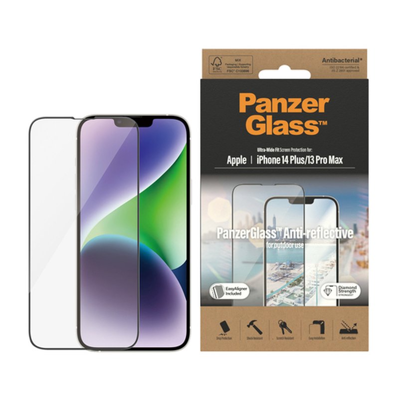 PanzerGlass Ultra Wide Fit, Anti Reflective Protector de pantalla anti-reflejante Apple 1 pieza(s) PanzerGlass Ultra Wide Fit, Anti Reflective Protector de pantalla anti-reflejante Apple 1 pieza(s) - Imagen 2