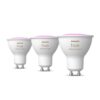 Philips Hue White and Color ambiance GU10 - foco inteligente - (paquete de 3)