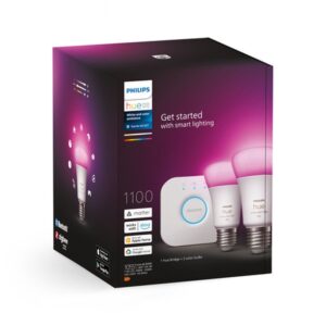Philips Hue White and Color ambiance Kit de inicio: 2 bombillas inteligentes E27 (1100) Philips Hue White and Color ambiance Kit de inicio: 2 bombillas inteligentes E27 (1100)