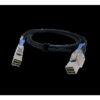 QNAP CAB-PCIE10M-8644-4X cable Serial Attached SCSI (SAS) 1 m Negro
