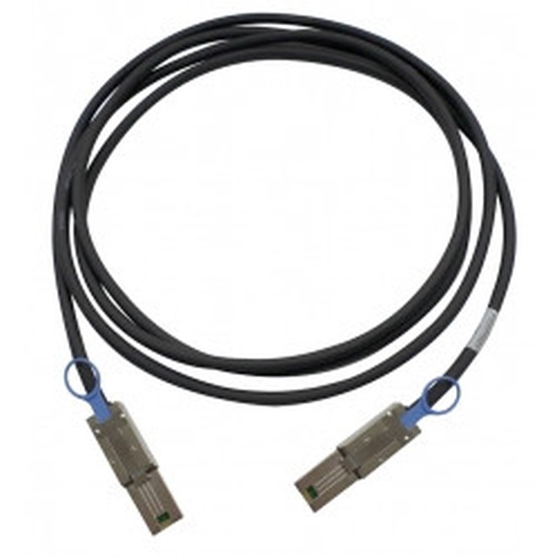 QNAP MINI SAS CABLE (SFF-8088) 2M ES1640DC EJ1600 6 m Negro
