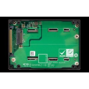 QNAP QDA-UMP4 caja para disco duro externo Caja externa para unidad de estado sólido (SSD) Negro 2.5"