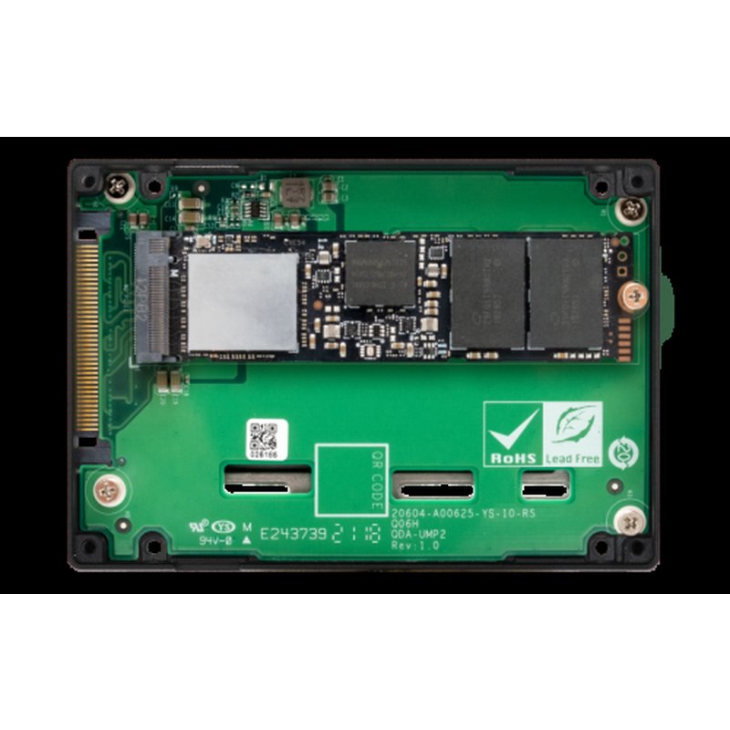 QNAP QDA-UMP4 caja para disco duro externo Caja externa para unidad de estado sólido (SSD) Negro 2.5" - Imagen 5