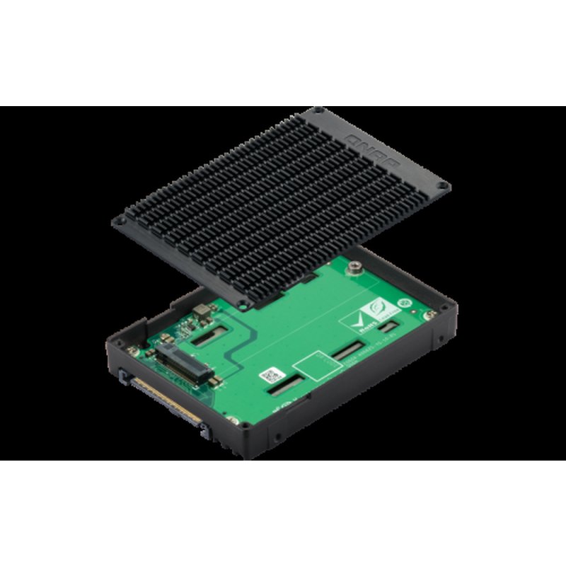 QNAP QDA-UMP4 caja para disco duro externo Caja externa para unidad de estado sólido (SSD) Negro 2.5" - Imagen 6