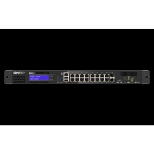 QNAP QGD-1600 Gestionado Gigabit Ethernet (10/100/1000) 1U Negro, Gris