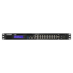 QNAP QGD-1602-C3758-16G switch Gestionado L2 2.5G Ethernet (100/1000/2500) Negro, Gris