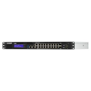 QNAP QGD-1602-C3758-16G switch Gestionado L2 2.5G Ethernet (100/1000/2500) Negro, Gris