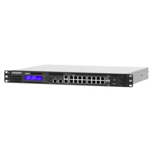 QNAP QGD-1602 Gestionado L2 Gigabit Ethernet (10/100/1000) 1U Negro, Gris QNAP QGD-1602 Gestionado L2 Gigabit Ethernet (10/100/1000) 1U Negro, Gris