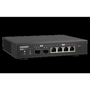 QNAP QSW-2104-2S switch No administrado 2.5G Ethernet Negro